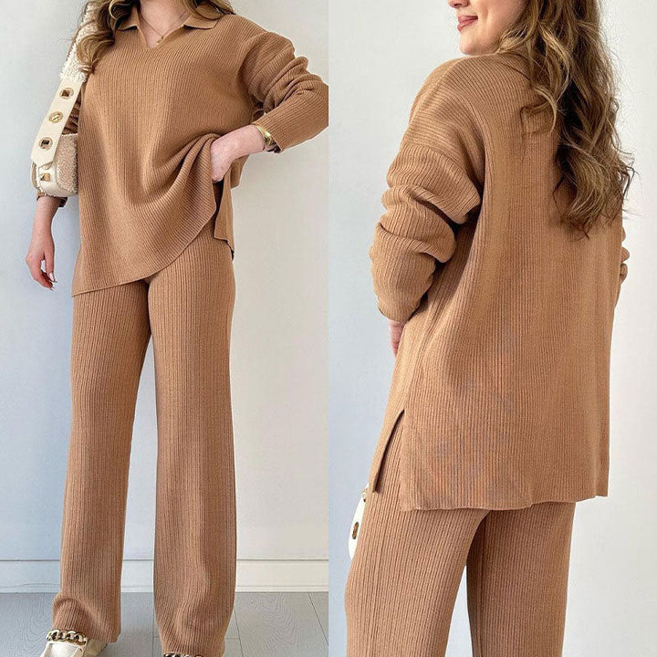 Lily™ - Comfortable V-neck Co-ord Set