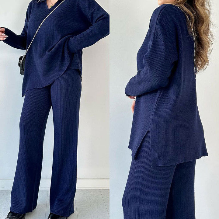 Lily™ - Comfortable V-neck Co-ord Set