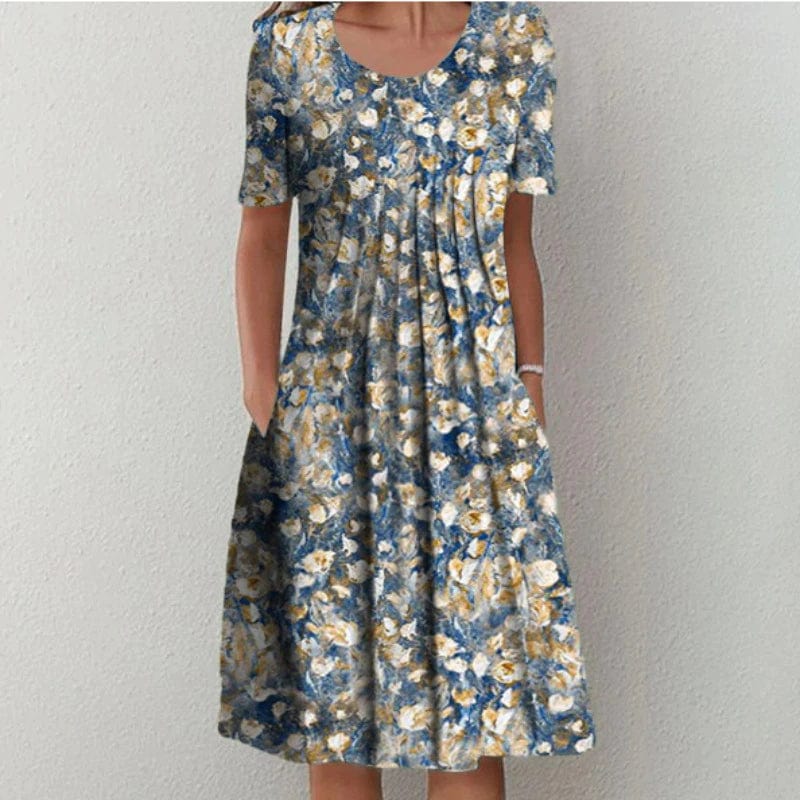 Callista | Bloom Print  Midi Dress