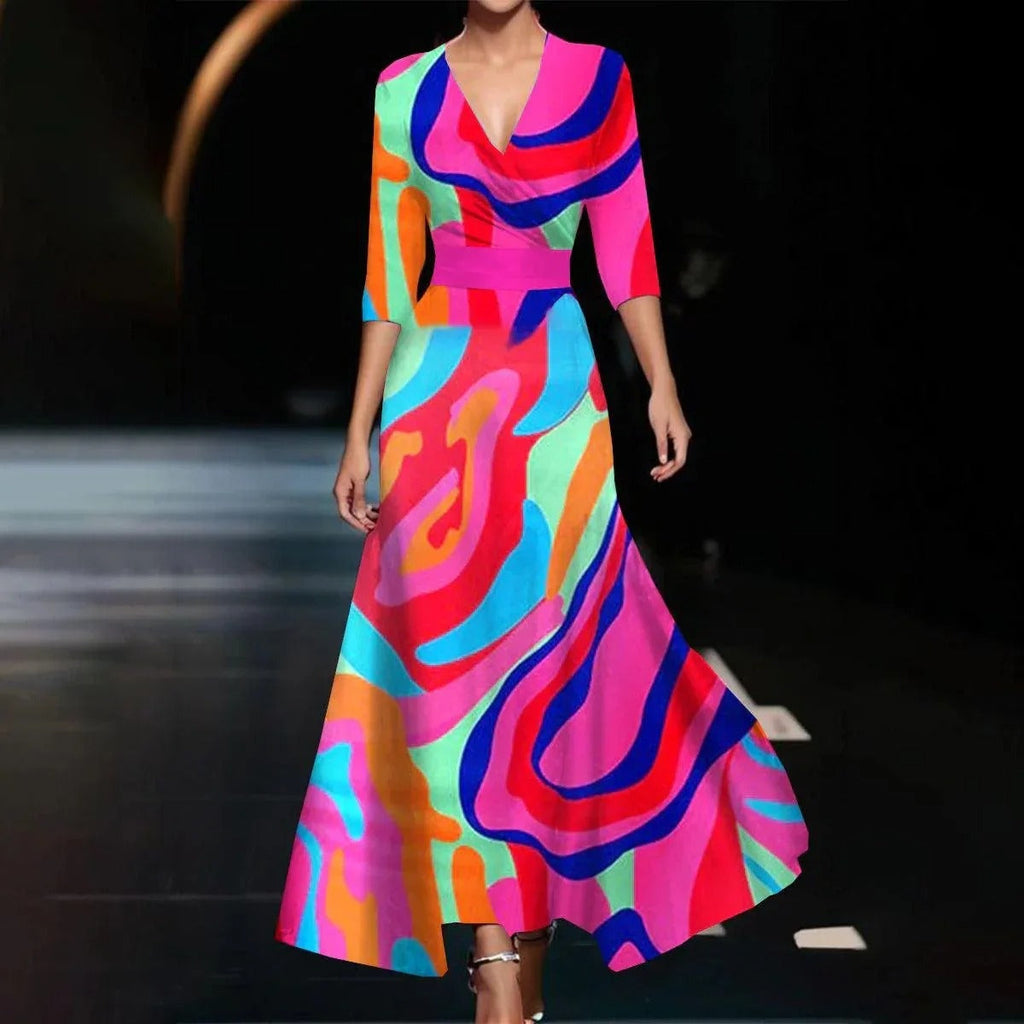 Ysa | Chic Dress with Floral Print