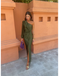 Alaysia™ Women's Long Black Summer Dress
