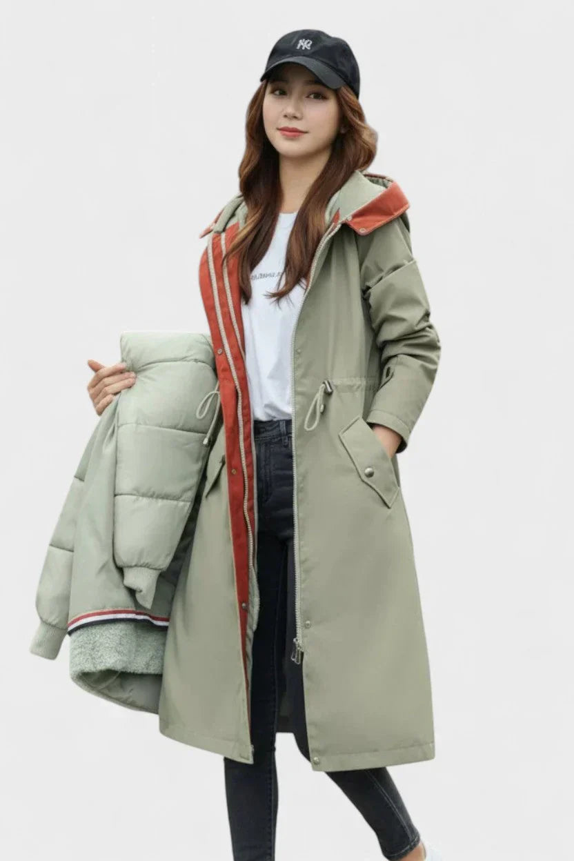 Frostra™ – Autumn Jacket with Hood and Soft Collar