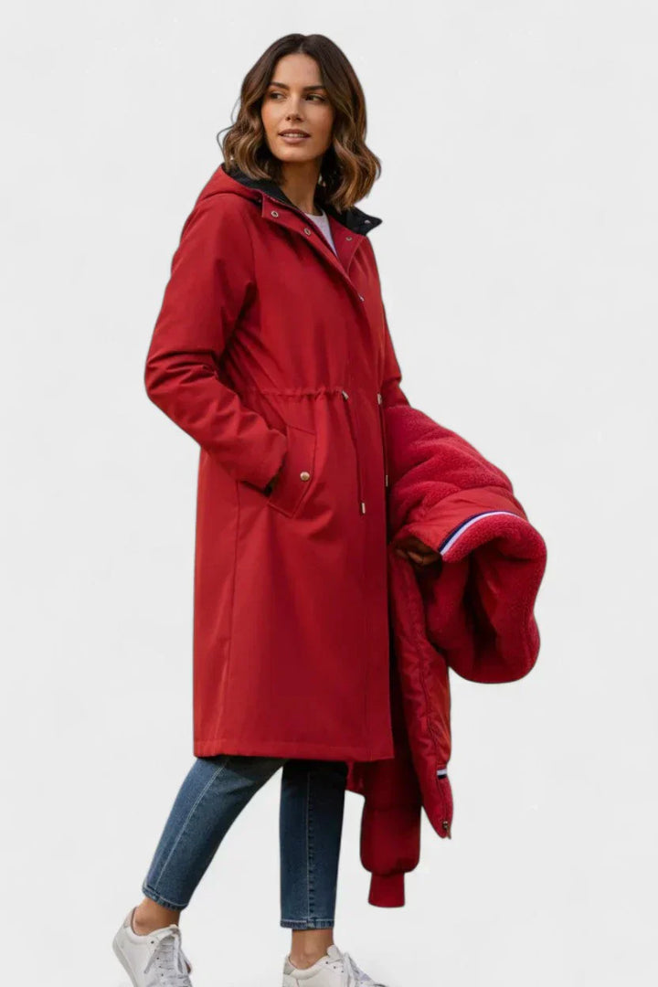 Frostra™ – Autumn Jacket with Hood and Soft Collar